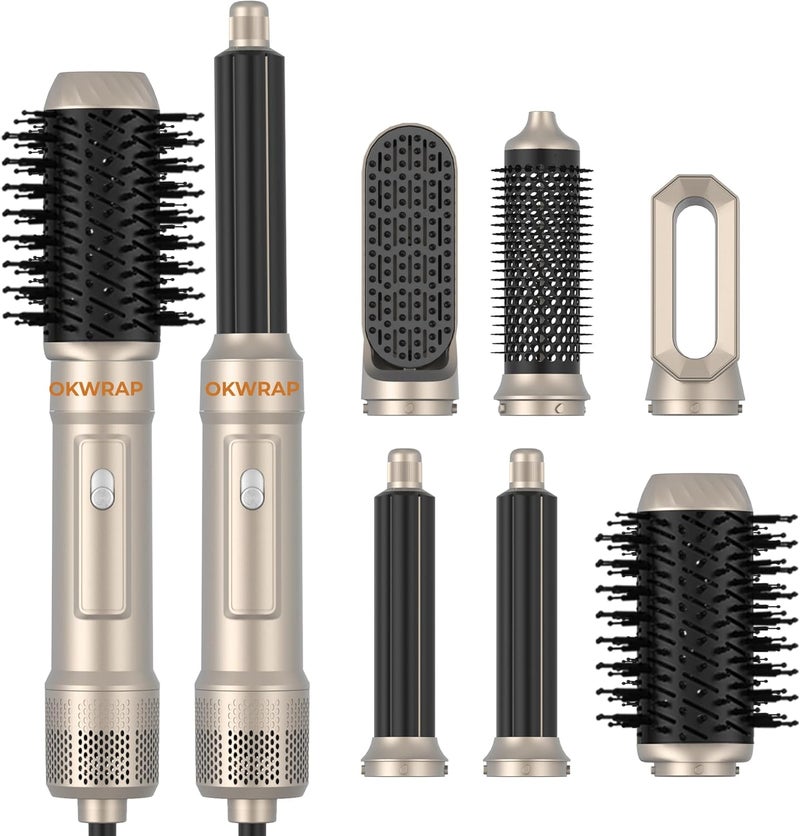OKWRAP 6 in ONE Blow Dryer Brush100-120V - Image 1